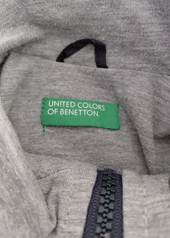 Erkek Çocuk Gri Fermuarlı baharlık mont Yağmurluk - Görsel 2