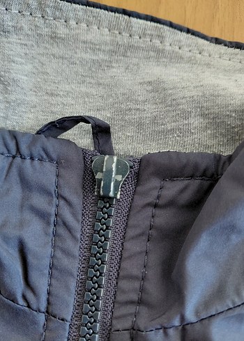 Erkek Çocuk Gri Fermuarlı baharlık mont Yağmurluk - Görsel 4