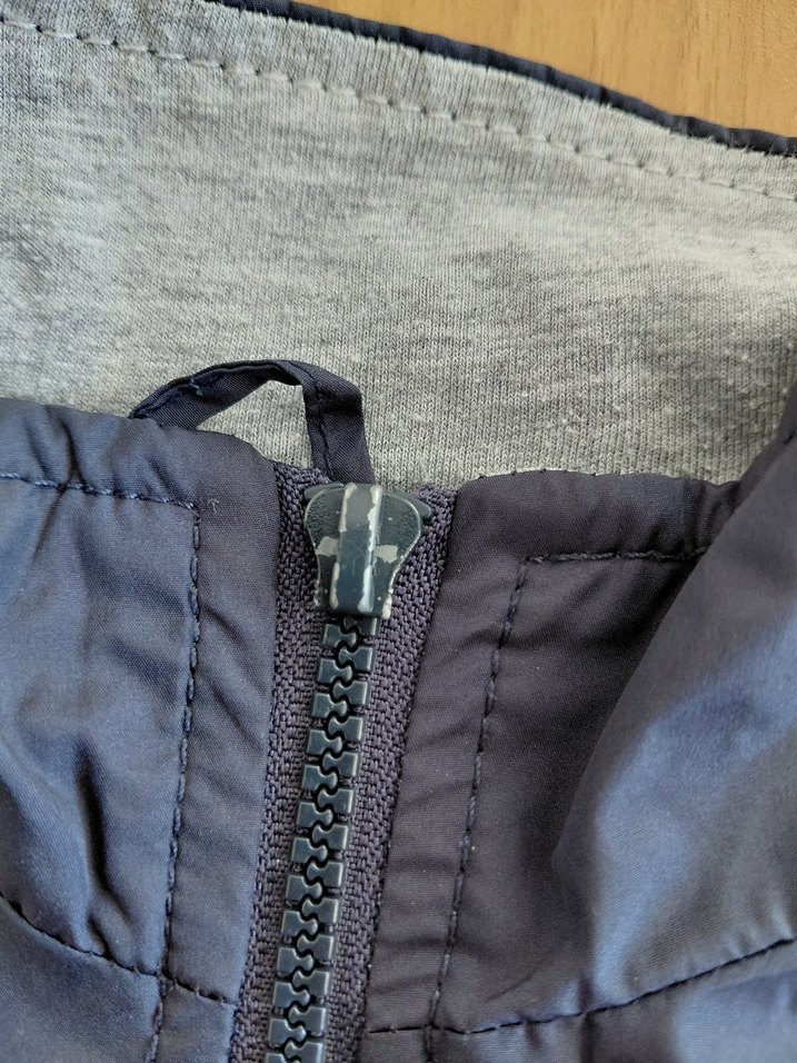 Erkek Çocuk Gri Fermuarlı baharlık mont Yağmurluk - Görsel 4