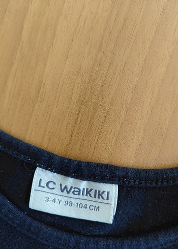 Kız Çocuk Siyah Baskılı Uzun Kollu Tişört - Görsel 3