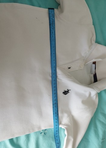 7 Yaş Beden beyaz Renk U.S. Polo Assn. Beyaz Erkek Çocuk Polo Tişört
