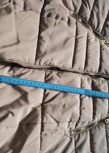 BejKapüşonlu Kadın Kışlık Mont - Görsel 5