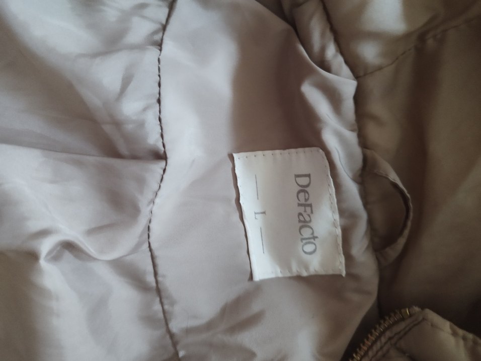 BejKapüşonlu Kadın Kışlık Mont - Görsel 2