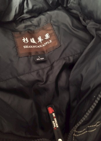 Kürk Detaylı Uzun şişme kaban - Görsel 3