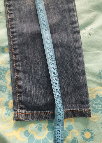 7 Yaş Beden Erkek Çocuk Geniş Kesim Yırtık Kot Pantolon