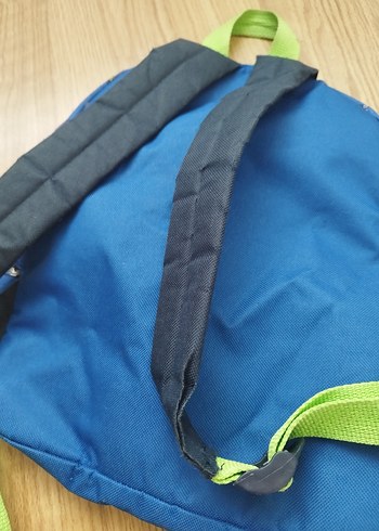 Renkli Canavar Desenli Mavi Çocuk Okul Çantası - Görsel 5