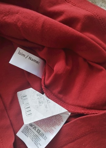 Erkek Çocuk Kırmızı Uzun Kollu Sweatshirt - Görsel 7