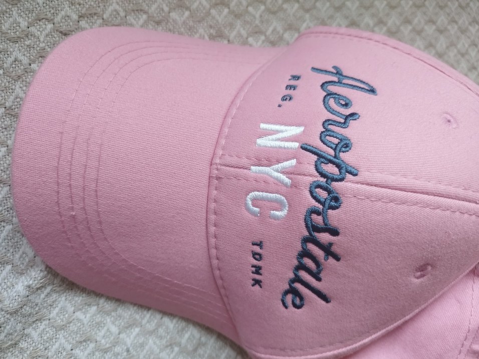 Pembe Velcro Ayarlı Sokak Stili Kadın Şapka - Görsel 2