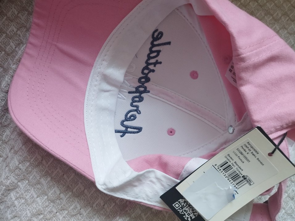 Pembe Velcro Ayarlı Sokak Stili Kadın Şapka - Görsel 3