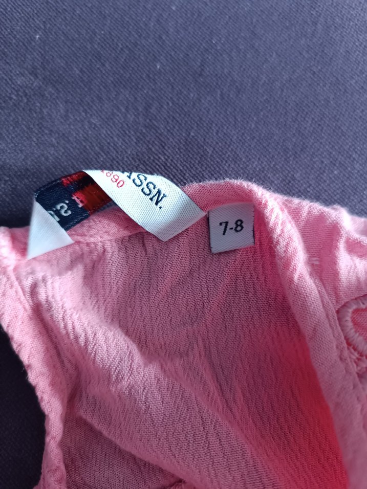 Dantel Detaylı Pembe Keten Gömlek - Görsel 5