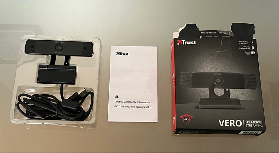 Trust GXT 1160 Vero Full HD 1080p Webcam