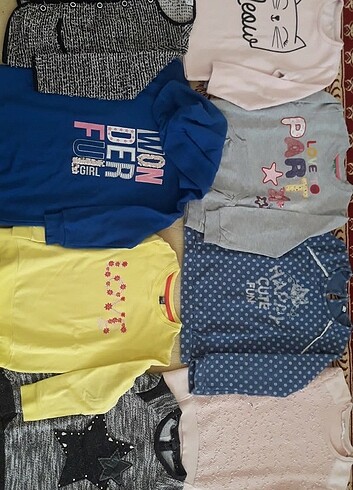 Kïz Cocuk uzun kollu sweatler