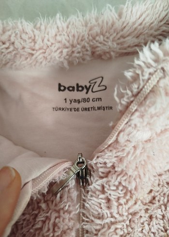 Kız Çocuk Pembe Kürklü Polar Yelek - Görsel 3