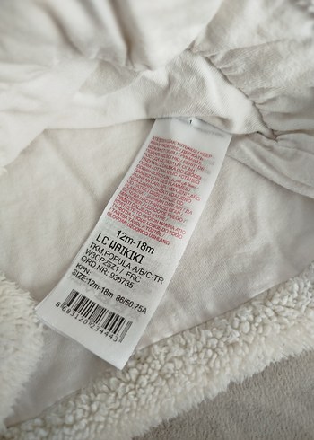 Lcw Kız Çocuk Beyaz Peluş Yelek - Görsel 3