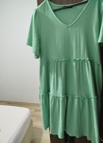 xl Beden yeşil Renk LCW bayan elbise 