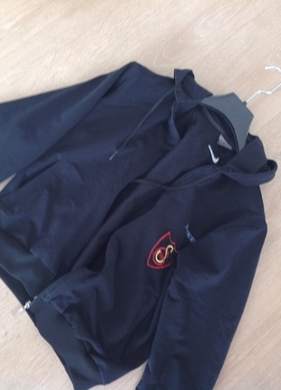Gs armalı şapkalı Nike fermuarlı sweatsirt
