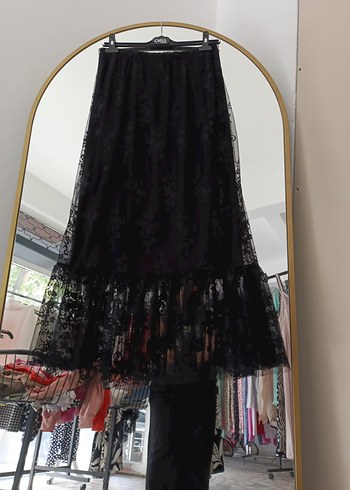 Dantel  Etek düğün veya günlük - Görsel 2