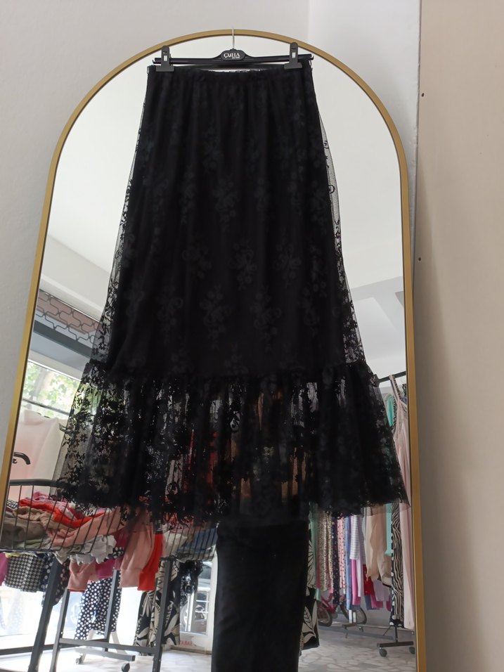 Dantel  Etek düğün veya günlük - Görsel 2