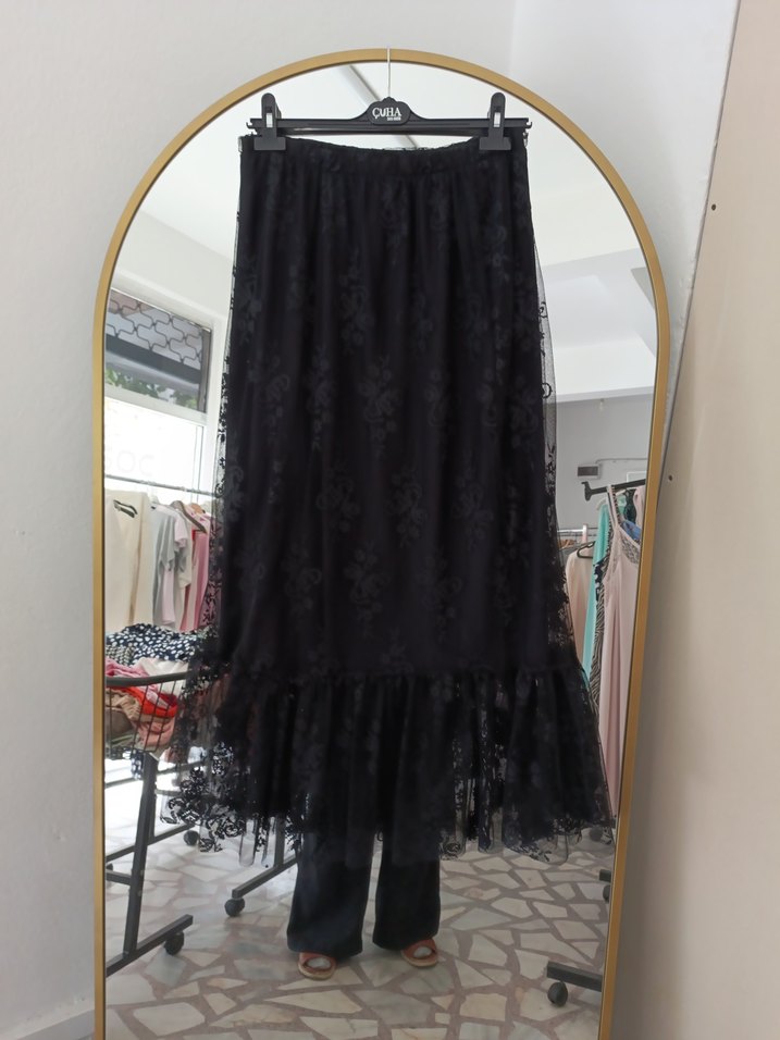 Dantel etek düğün veya günlük - Görsel 3