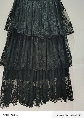 Dantel etek düğün veya günlük - Görsel 4