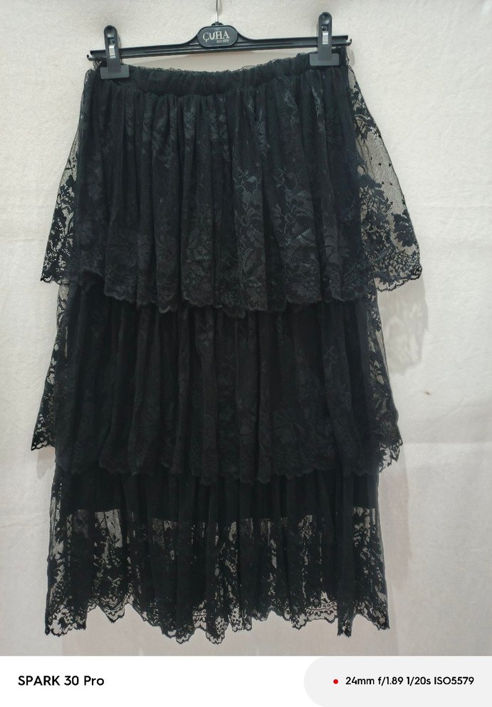 Dantel etek düğün veya günlük - Görsel 3