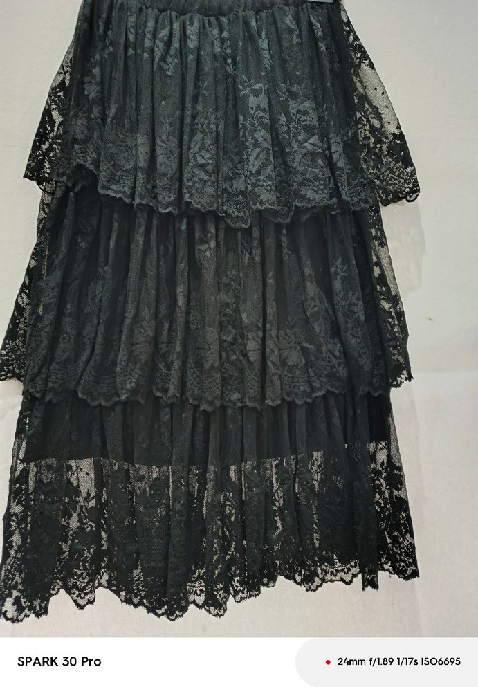 Dantel etek düğün veya günlük - Görsel 4