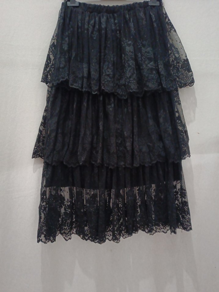 Dantel etek düğün veya günlük - Görsel 2