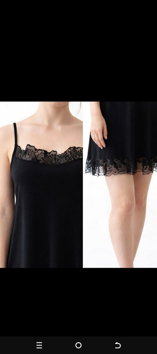 Dantel Detaylı gecelik - Görsel 4