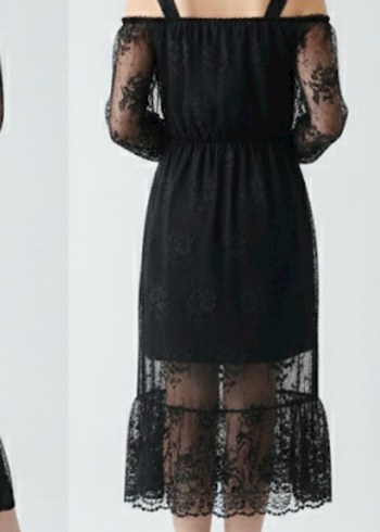 özel tasarım Dantel Elbise - Görsel 3