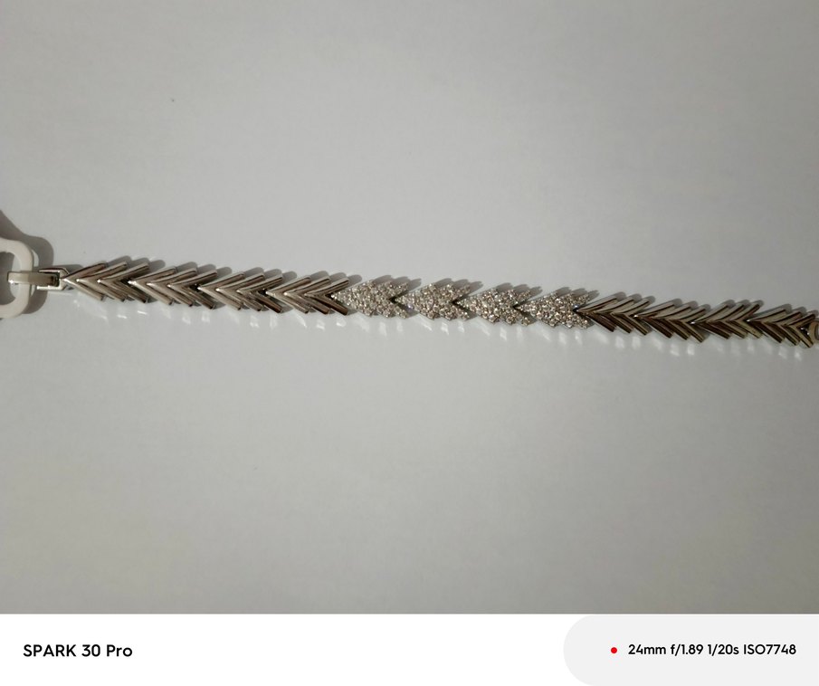 Taşlı Çelik Bileklik - Görsel 2