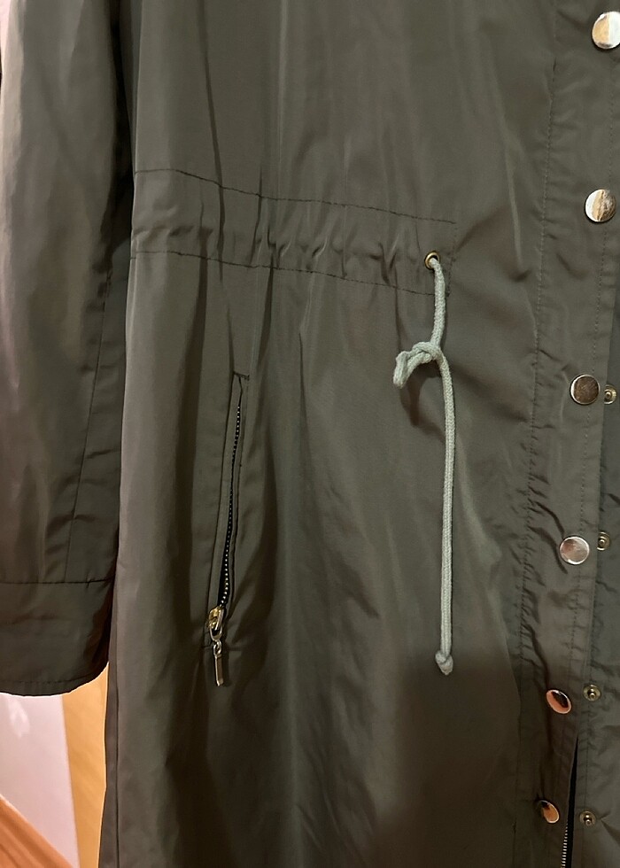 Askeri yeşil yağmurluk - Görsel 5
