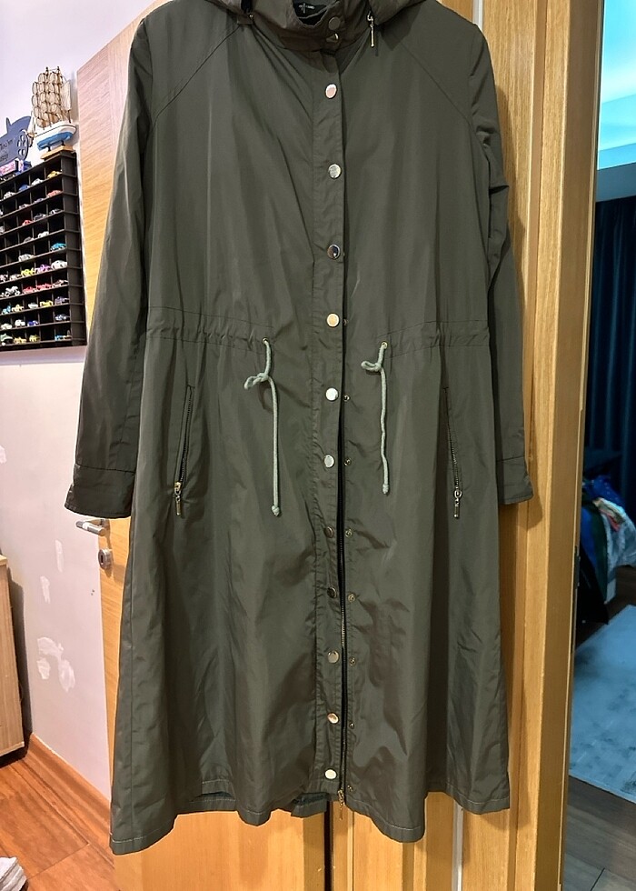 Askeri yeşil yağmurluk - Görsel 3