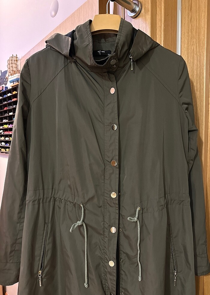 Askeri yeşil yağmurluk - Görsel 4