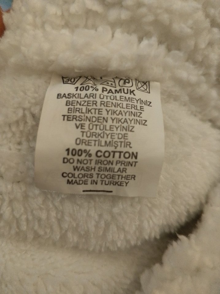 Kız Bebek Renkli Bağlama Desenli Kürklü Tulumu - Görsel 3