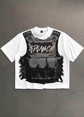 Diğer Oversize Baskili Unisex Tshirt