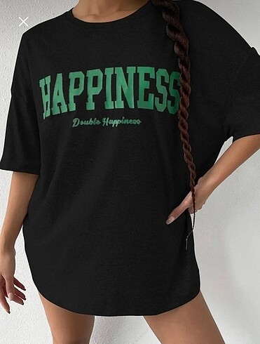 xl Beden siyah Renk Oversıze baskılı unısex tshirt