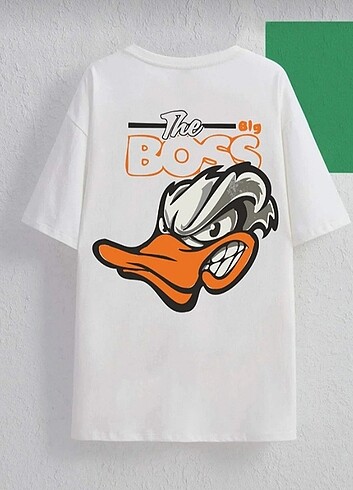 Oversıze baskılı unısex tshirt 