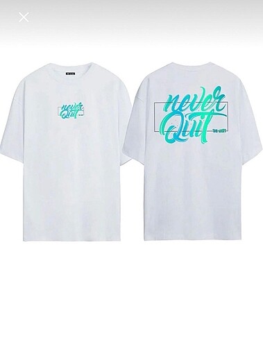 Oversıze baskılı unısex tshirt