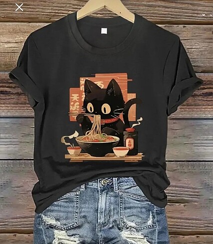 Oversıze baskılı unısex tshirt