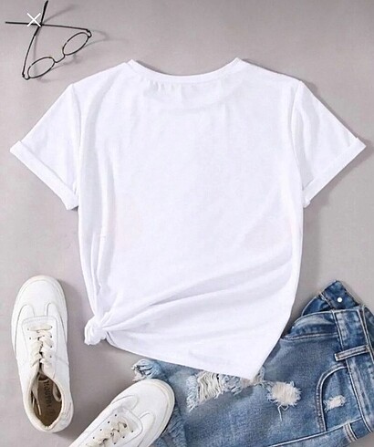 Diğer Oversıze baskılı unısex tshirt