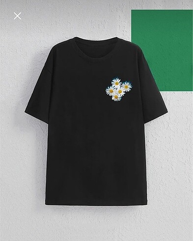 Diğer Oversıze baskılı unısex tshirt