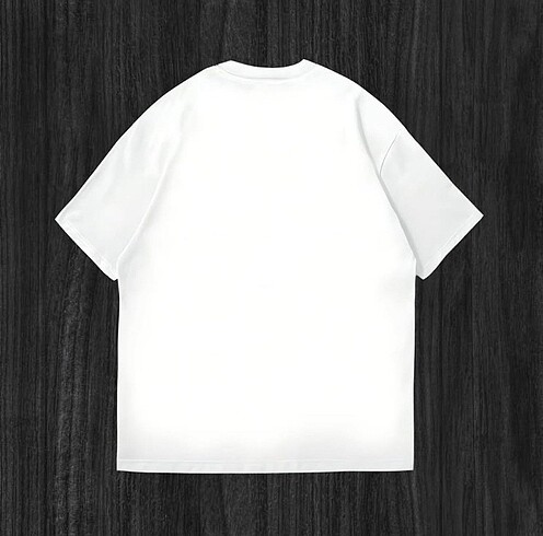 Diğer Oversıze baskılı unısex tshirt