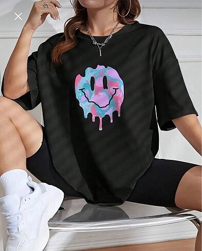OVERSIZE baskılı unısex tshirt