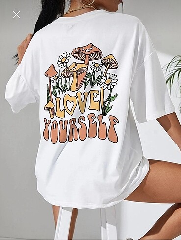 OVERSIZE baskılı unısex tshirt