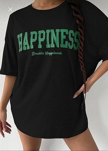 xl Beden siyah Renk OVERSIZE baskılı unısex tshirt
