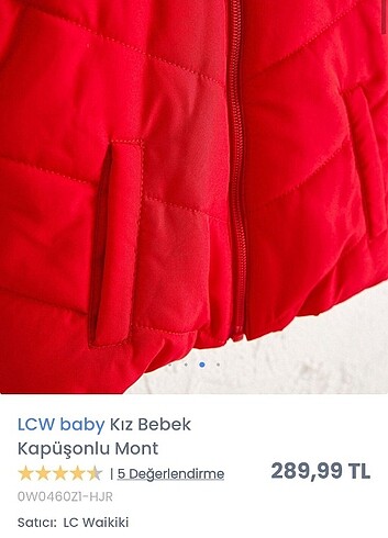 18-24 Ay Beden Çocuk mont
