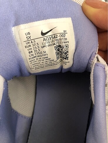 37,5 Beden gri Renk Nike spor ayakkabı