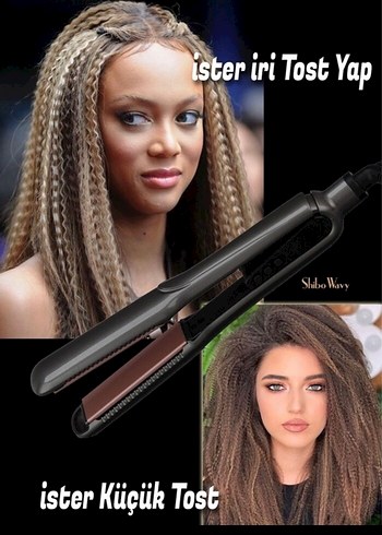 Shibowawy Saç düzleştiricisi veSaç tost makinesi - Görsel 4