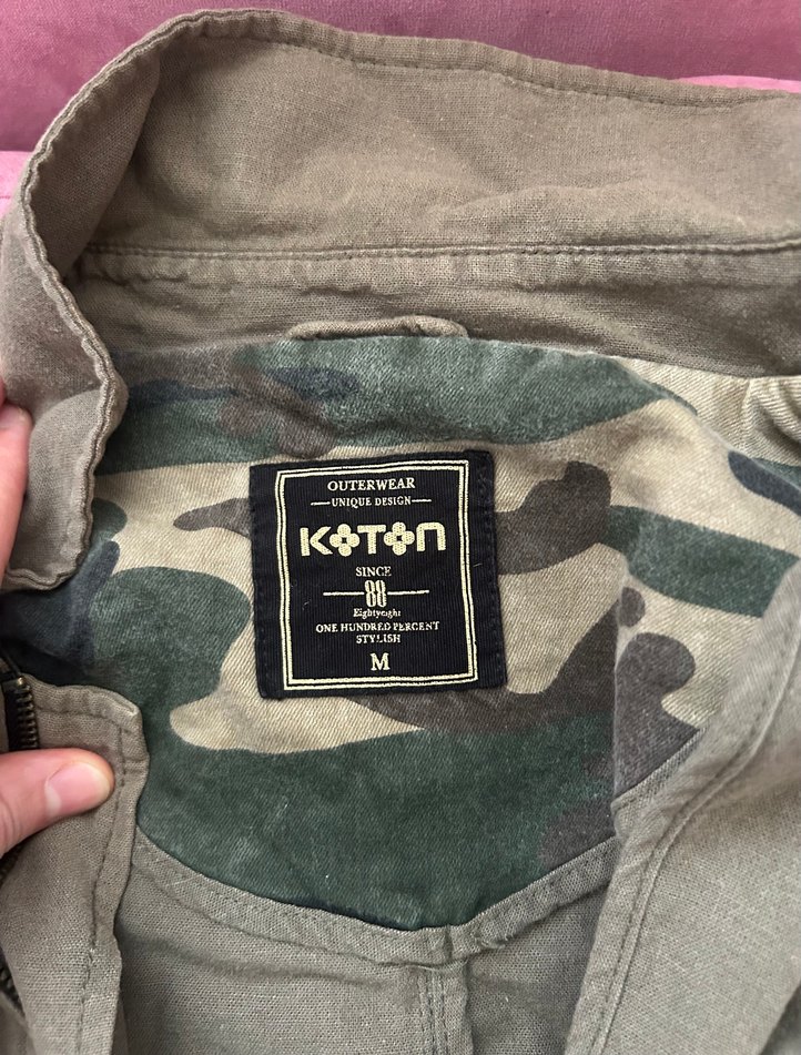 Unisex Düğmeli, Salaş Kesim Keten Ceket - Görsel 2