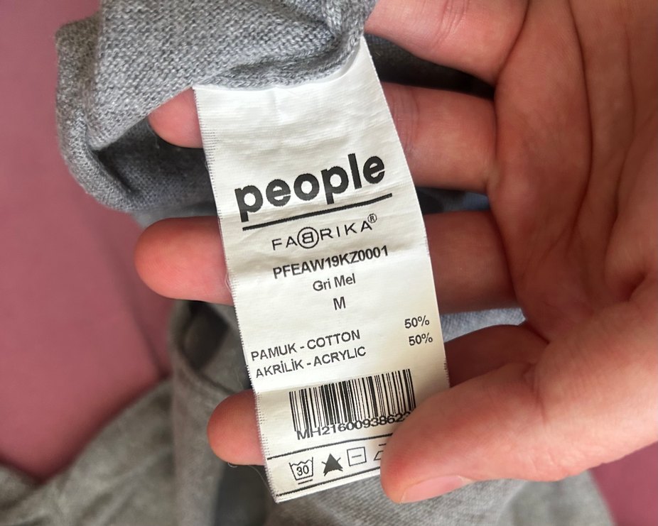 Gri boğazlı Kazak - Görsel 3